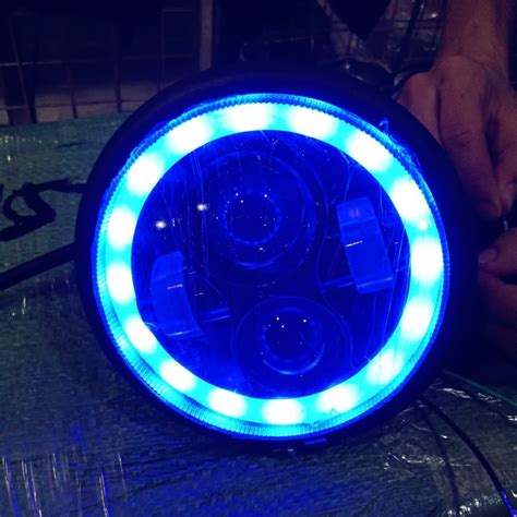 Tokocendol Jual Headlamp Angel Eye Lampu Depan Motor Custom Bulat