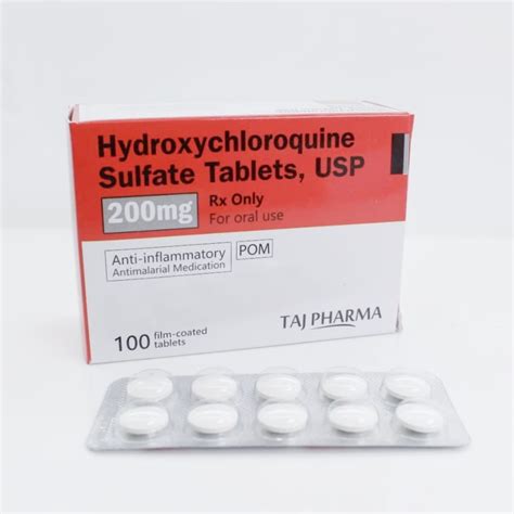 Hydroxychloroquine Sulfate Tablets 200mg Manufactuer Supplier Vapi