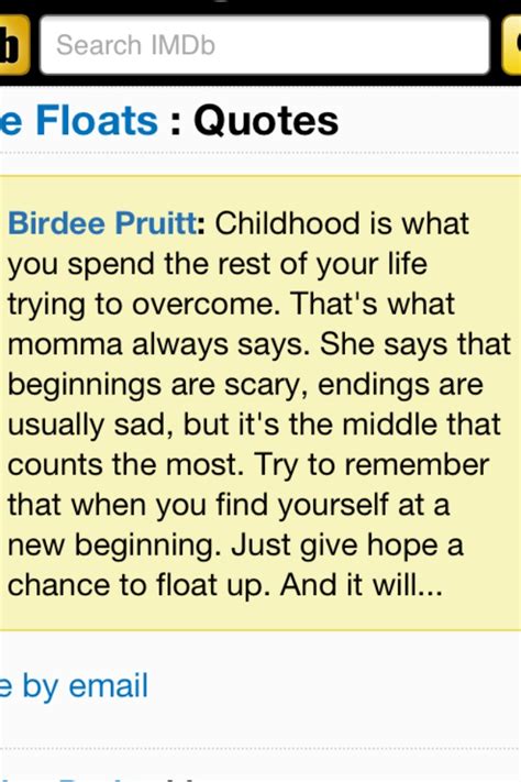 Quotes From The Movie Hope Floats. QuotesGram