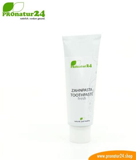TOOTHPASTE fresh | without fluoride / fluorine, without surfactants
