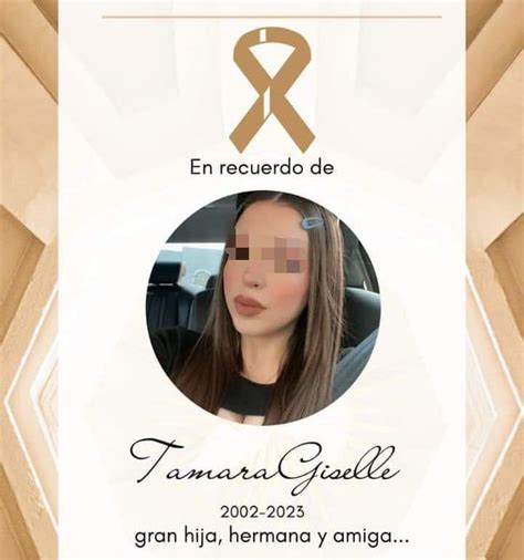 Era Tamara Giselle Una Jovencita De A Os La Fallecida En Accidente