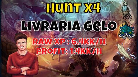 Hunt X Livraria De Gelo Level Raw Xp Kk Hora Tibia