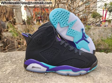 Mens Air Jordan 6 Retro Black Grape 21415 Wholesale Sneakers