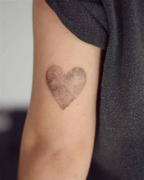 Fingerprint Heart Tattoo Meaning And Designs Art And Design