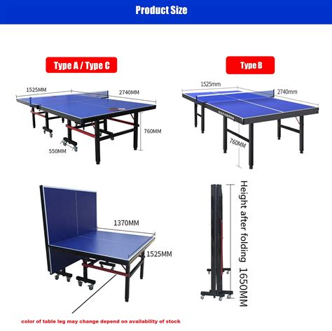 Professional Indoor Waterproof Table Tennis Ping Pong Table With Quick