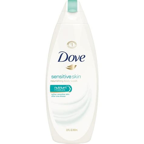 Dove Sensitive Skin Nourishing Body Wash Fragrance Free Liquid Soap 22 Oz Pack Of 2