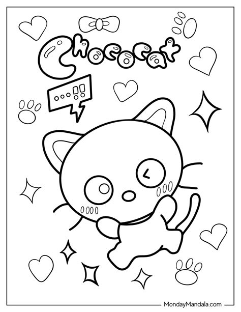 20 Chococat Coloring Pages Free Pdf Printables