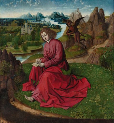 Der Evangelist Johannes Auf Der Insel Pa Dirck Bouts Als Kunstdruck