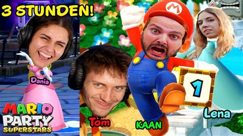 Wir Spielen 3 Stunden Mario Party Superstars Dania Kaan Lena Tom