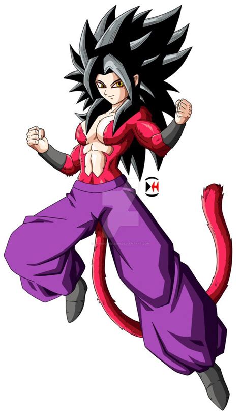 Caulifla Super Saiyan 4 By Darkhameleon Dragon Ball Super Anime