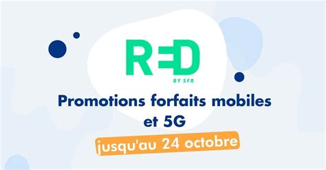 Profitez Des Promotions Sur Les Forfaits Red Mobile