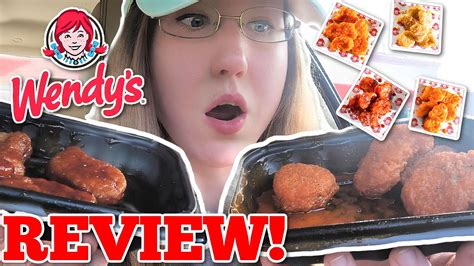 Wendy S Saucy Nuggets Review Mukbang YouTube