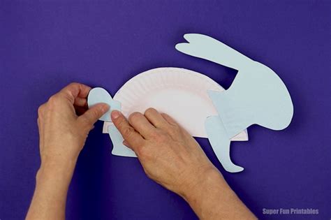 Paper Plate Bunny Craft For Kids The Craft Train