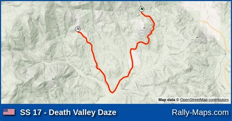 Ss 17 Death Valley Daze Stage Map Wild West Divisional Pro Rally