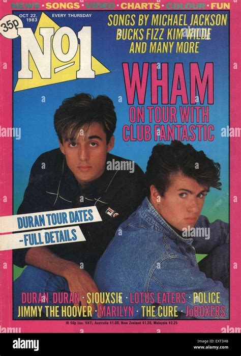 1980s UK No1 Number One Magazine Cover Stock Photo - Alamy