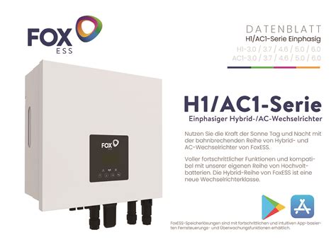 Pv Anlage Kwp Mit Fox H Hybrid Kw Fox Batterie Set