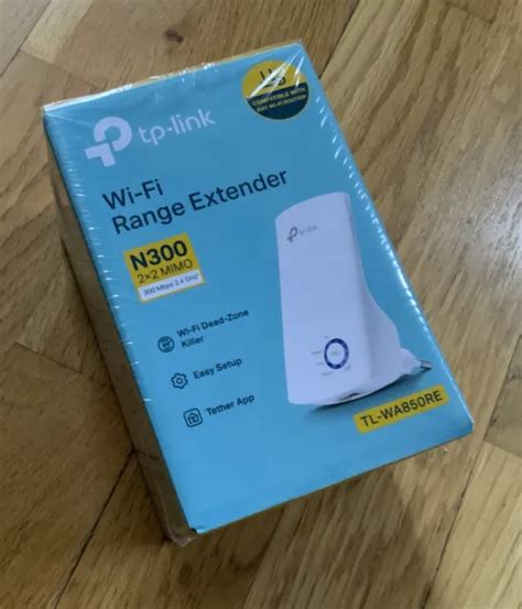 TP LINK TL WA850RE WLAN Verstärker Repeater 300 Mbit s LAN Port WPS 2 4