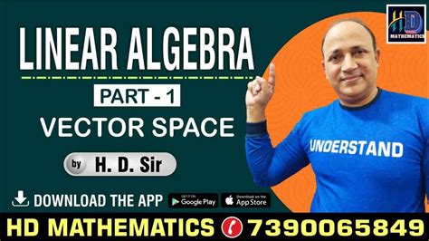 Vector Space Linear Algebra Bsc Fifth Semester Bihar University Upsc