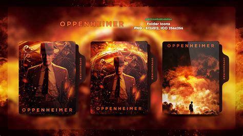 Oppenheimer (2023) Folder Icons by ChamikaNLakshan on DeviantArt