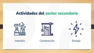 Actividades económicas del sector primario secundario y terciario pptx