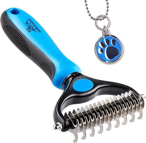 Pat Your Pet Deshedding Dog Brush Double Sided Pet Brush For Cats And