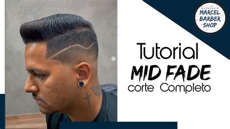 CORTE MID FADE como fazer um degrade fácil e rápido MARCEL