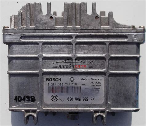 ECU ENGINE CONTROLLER VW VOLKSWAGEN POLO SEAT 1 0 BOSCH 0 261 203 744