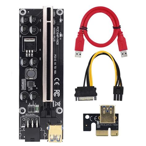 S Plus Riser Card Ver S Pcie Pci E Pci Express X Gpu In Adapter