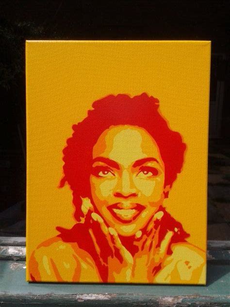 Lauryn Hill Painting Stencil Art Spray Paint Art Hip Hop Music Etsy