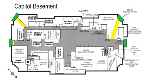 Capitol Maps Missouri Senate