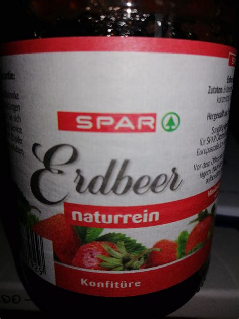 Spar Erdbeer Konfitüre Kalorien Neue Produkte Fddb