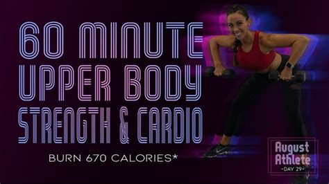 60 Minute Upper Body And Cardio Workout Burn 670 Calories Sydney