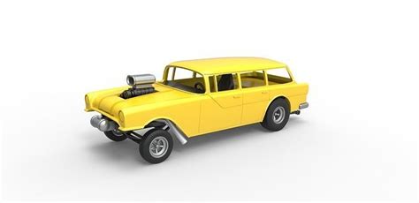 Diecast Gasser Scale 1 to 25 3D model 3D printable | CGTrader