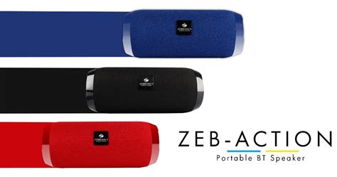 Zebronic Stereo Zebronics Zeb-Action 10 W Bluetooth Speaker, Size: 4 at ...