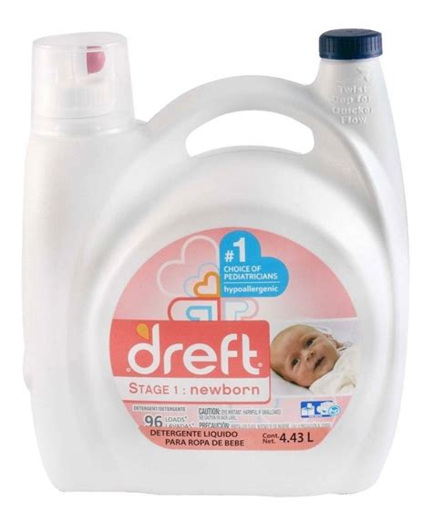 Jabon Liquido Dreft Para Ropa De Bebe Lt Hipoalergenico Env O Gratis