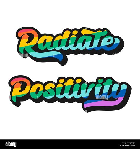 Radiate Positive Stock Vector Images Alamy