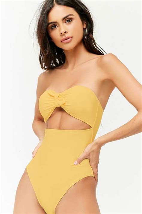 Forever 21 Cutout One Piece Swimsuit Best Swimsuits For Your Body