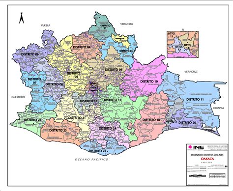 Los Nuevos Distritos Electorales De Oaxaca Municipio Por Municipio