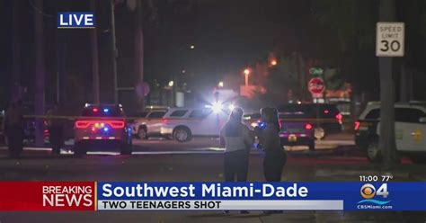 Shooting In Sw Miami Dade Cbs Miami