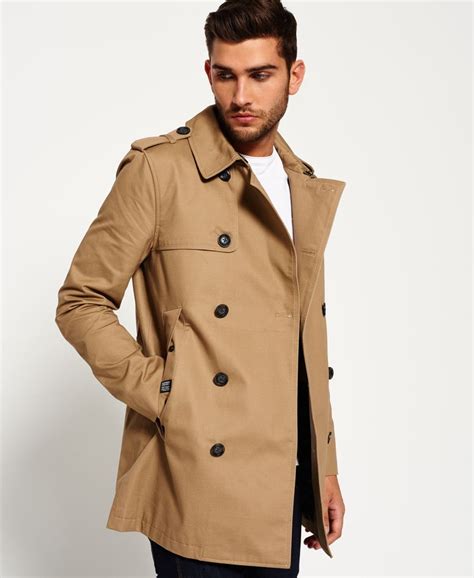 Superdry Winter Rogue Trench Coat Men S Mens Jackets