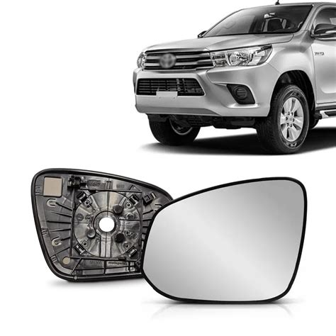 Par Lente Retrovisor Hilux 2016 2017 2018 2019 2020 Base METAGAL SBC