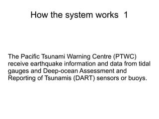 Tsunami Warning System Ppt