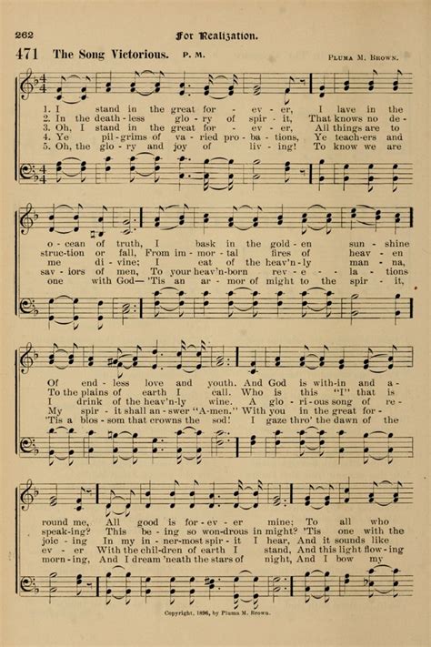 THE SONG VICTORIOUS | Hymnary.org