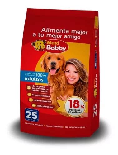 Maxi Bobby 25 Kg Croquetas Para Perro Adulto Todas Las Razas Mercadolibre