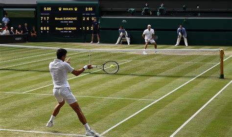 Roger Federer Vs Novak Djokovic Breaks Sensational Wimbledon Record In