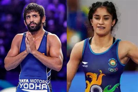 Bajrang Punia Vinesh Phogat Named In Indian Wrestling Squad For World