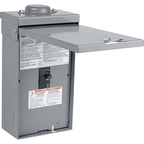 Qo Pole Outdoor Circuit Breaker Enclosure With Qo Breaker