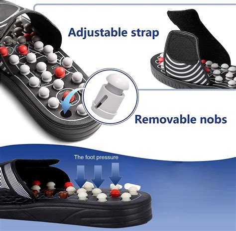 Buy Evaliana Acupoint Rotating Foot Massage Shoes Slippers Sandal Feet Reflexology Acupressure