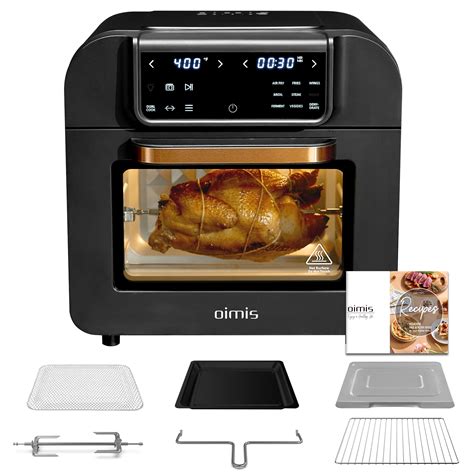 𝓞𝓘𝓜𝓘𝓢 16QT Air Fryer Toaster Oven, Smart Convection 9-in-1 Air Fryer ...