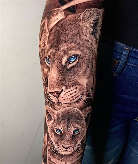 Share More Than 76 Lion Lioness And Cub Tattoos In Coedo Vn